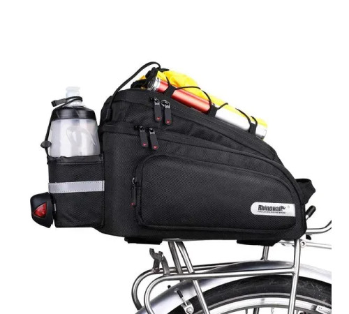 Сумка на багажник Rhinowalk Multifunctional X20667 12 л, чорна Сумка на багажник Rhinowalk Multifunctional X20667 12 л, чорна