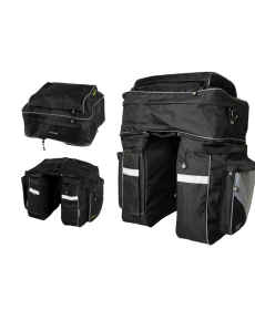 Сумка на багажник MERIDA BIG PANNIER 3 відділення 78л, чорна