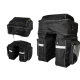 Сумка на багажник MERIDA BIG PANNIER 3 відділення 78л, чорна