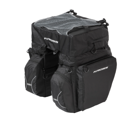 Сумка на багажник KROSS ROAMER TRIPLE REAR BAG , чорна