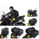 Сумка-рюкзак на багажник Rhinowalk Motorcycle MT21630 30 л, чорна