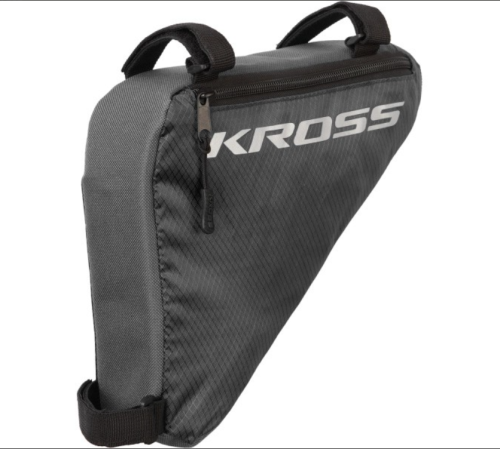 Сумка KROSS TRINAGLE BAG на трикутну раму 22х20х5,5см, графіт Сумка KROSS TRINAGLE BAG на трикутну раму 22х20х5,5см, графіт