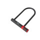Велозамок U-LOCK на ключ TonyON TY30112x195x245мм + ручка,чорний