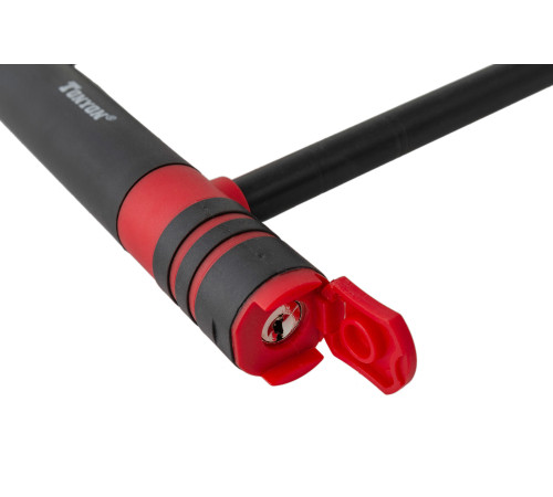 Велозамок U-LOCK на ключ TonyON TY30112x195x245мм + ручка,чорний Велозамок U-LOCK на ключ TonyON TY30112x195x245мм + ручка,чорний