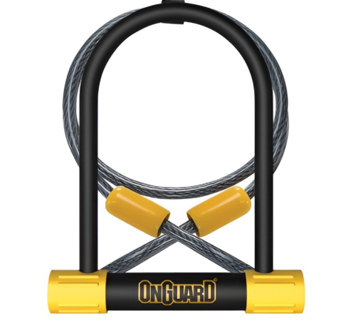 Велозамок ONGUARD Bulldog DT 8012 U-LOCK - 13 Мм 115 Мм 230 Мм - 5 Х Ключів З Кодом + Трос 10 Мм 120 См Велозамок ONGUARD Bulldog DT 8012 U-LOCK - 13 Мм 115 Мм 230 Мм - 5 Х Ключів З Кодом + Трос 10 Мм 120 См