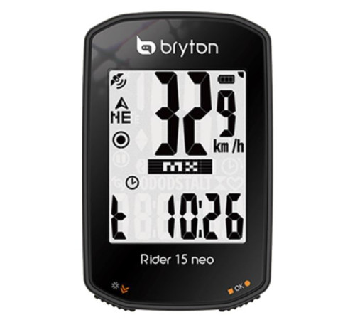 Велонавігатор BRYTON RIDER 15 NeoE - чорний Велонавігатор BRYTON RIDER 15 NeoE - чорний