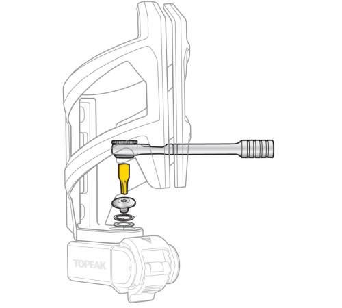 Ключ велосипедний TOPEAK RATCHET ROCKET LITE DX+, 17 функцій Ключ велосипедний TOPEAK RATCHET ROCKET LITE DX+, 17 функцій