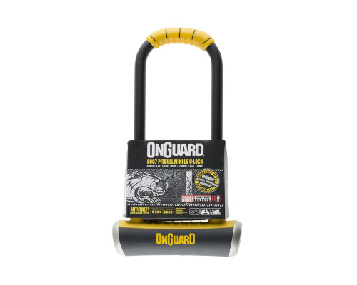 Велозамок ONGUARD PitBull Mini LS 8007 U-LOCK - 14мм 90мм 240мм - 5 x ключі з кодом