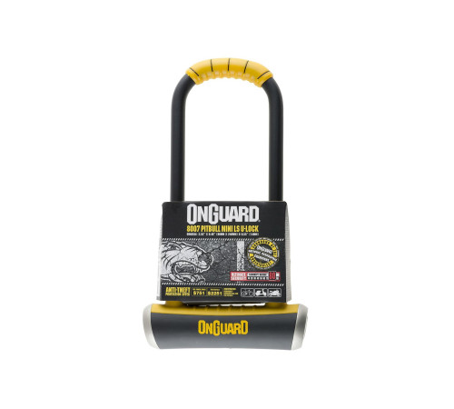 Велозамок ONGUARD PitBull Mini LS 8007 U-LOCK - 14мм 90мм 240мм - 5 x ключі з кодом