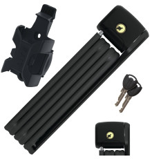 Замок велосипедний  ABUS BORDO LITE 6055K/85 BK + кріплення SH