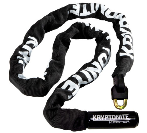 Велосипедний захисний ланцюг Kryptonite Keeper 712 Integrated Chain 0,7 см X 120 - чорний