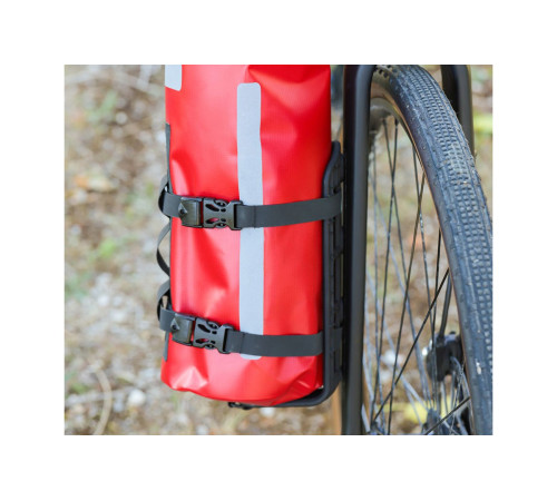 Велосумка ZEFAL BIKEPACKING FORK BAG WITH ADVENTURE FORK PACK & HOLDER - червона