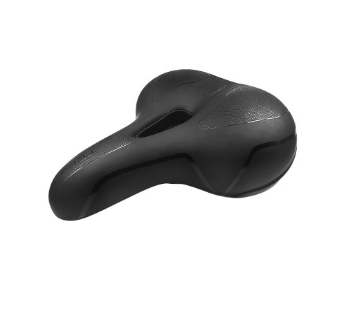 Сідло NEXELO CITY ERGO P225 26x22 см, еластомер, з отвором, чорний Сідло NEXELO CITY ERGO P225 26x22 см, еластомер, з отвором, чорний