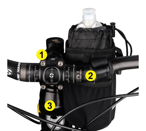 Чохол 2в1 Rhinowalk FP/PP Set RK9105, чорний Чохол 2в1 Rhinowalk FP/PP Set RK9105, чорний