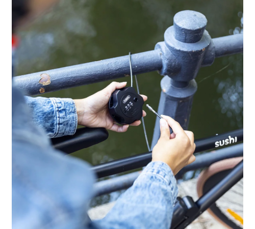 Кодовий велозамок ABUS COMBIFLEX ADVENTURE 75 - чорний Кодовий велозамок ABUS COMBIFLEX ADVENTURE 75 - чорний