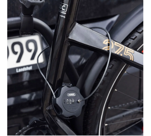Кодовий велозамок ABUS COMBIFLEX ADVENTURE 75 - чорний Кодовий велозамок ABUS COMBIFLEX ADVENTURE 75 - чорний