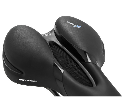 Сідло для велосипеда SELLE ROYAL RESPIRO SOFT ATHLETIC 45 градусів. гель + еластомери унісекс