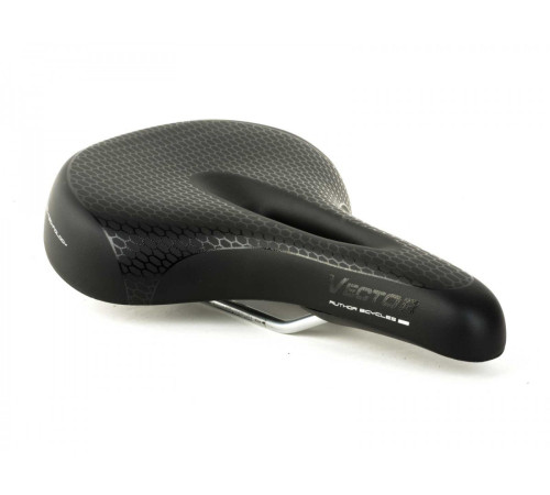 Сідло AUTHOR VECTOR ERGO GEL VACUUM, чорне Сідло AUTHOR VECTOR ERGO GEL VACUUM, чорне