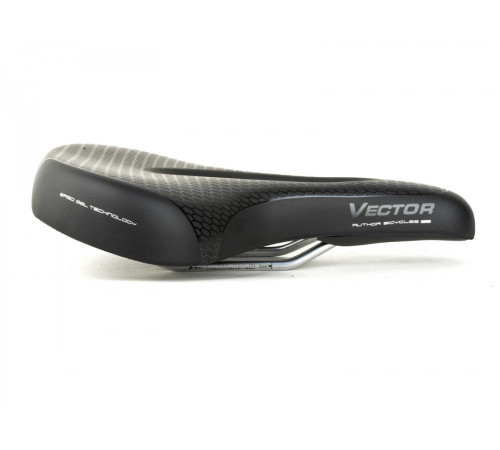 Сідло AUTHOR VECTOR ERGO GEL VACUUM, чорне Сідло AUTHOR VECTOR ERGO GEL VACUUM, чорне