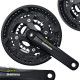 Шатун p+l 48x36x26/175мм SHIMANO FC-T4010 Alivio - чорний