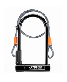 Велозамок KRYPTONITE KEEPER 12 STANDARD U-LOCK  + Мотузка 10,2 См X 20,3 См