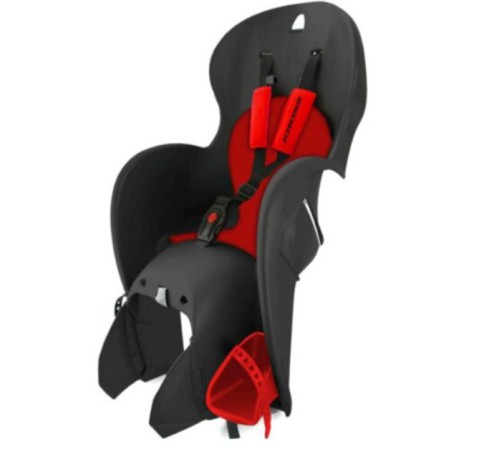 Дитяче крісло KROSS T4CFO00004 на багажник, чорно-червоне