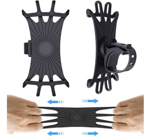 Велосипедний тримач Spider TPU Bike Phone Holder Silicone для велосипедного моторолера, квадроцикла Велосипедний тримач Spider TPU Bike Phone Holder Silicone для велосипедного моторолера, квадроцикла