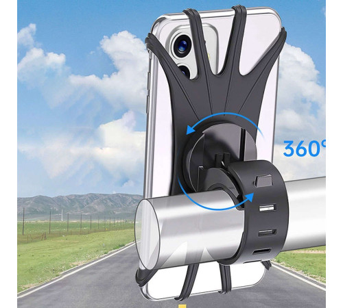 Велосипедний тримач Spider TPU Bike Phone Holder Silicone для велосипедного моторолера, квадроцикла Велосипедний тримач Spider TPU Bike Phone Holder Silicone для велосипедного моторолера, квадроцикла