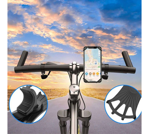Велосипедний тримач Spider TPU Bike Phone Holder Silicone для велосипедного моторолера, квадроцикла Велосипедний тримач Spider TPU Bike Phone Holder Silicone для велосипедного моторолера, квадроцикла