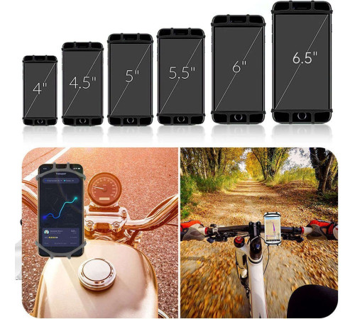 Велосипедний тримач Spider TPU Bike Phone Holder Silicone для велосипедного моторолера, квадроцикла Велосипедний тримач Spider TPU Bike Phone Holder Silicone для велосипедного моторолера, квадроцикла