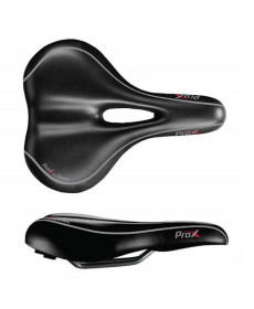 Сідло VELO PROX VL-6182 D2 ZONE FULL CUT, GEL, жіноче чорне