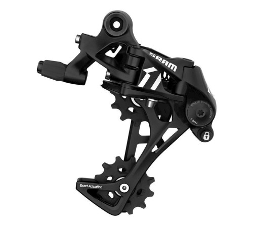 Задній перемикач 11-швидкісний SRAM Apex 1 Black Long Cage