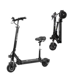 inSPORTline Skootie Pro 8” з сидінням - чорний