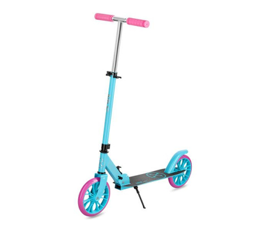 Самокат складний Nils ExtremeHM1302, блакитно-рожевий