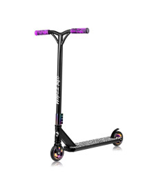 Дитячий самокат Lionelo WHIZZ - чорно-фіолетовий