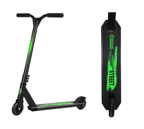 Самокат MASTER Stunt Street Green Самокат MASTER Stunt Street Green