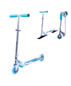  Дитячий самокат 2в1 WORKER Snow Spider PRO блакитний