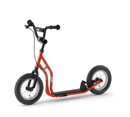 Дитячий самокат Yedoo One 12/12' - червоний Дитячий самокат Yedoo One 12/12' - червоний