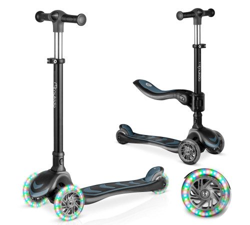 Самокат дитячий Nukido Filippo чорний