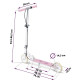 Самокат дитячий Ricokids Kodi біло-рожевий