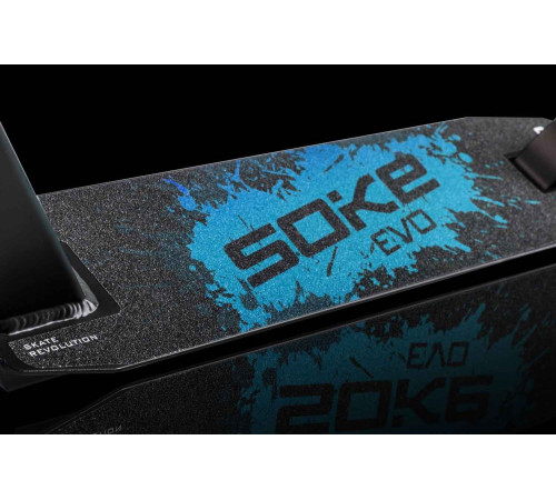 Самокат трюковий SOKE EVO чорно-синій