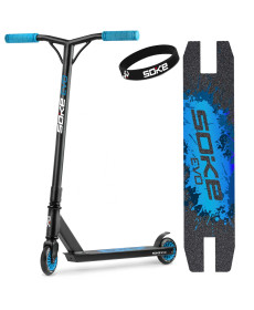 Самокат трюковий SOKE EVO чорно-синій