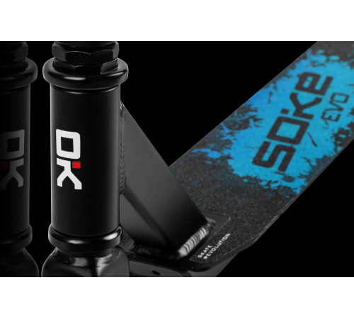 Самокат трюковий SOKE EVO чорно-синій