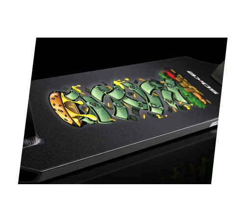 Самокат трюковий SOKE PRO золотисто-чорний