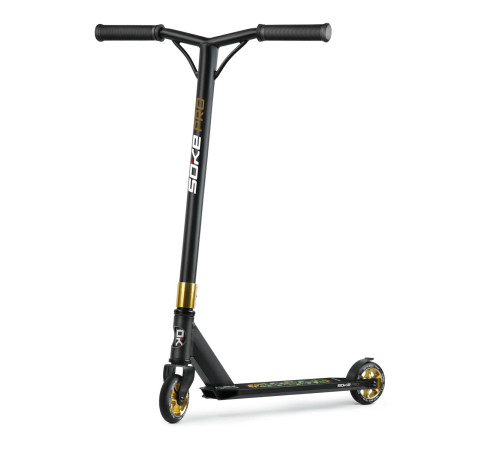 Самокат трюковий SOKE PRO золотисто-чорний