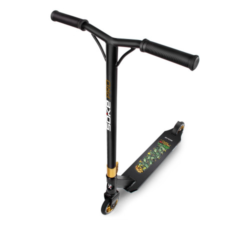 Самокат трюковий SOKE PRO золотисто-чорний
