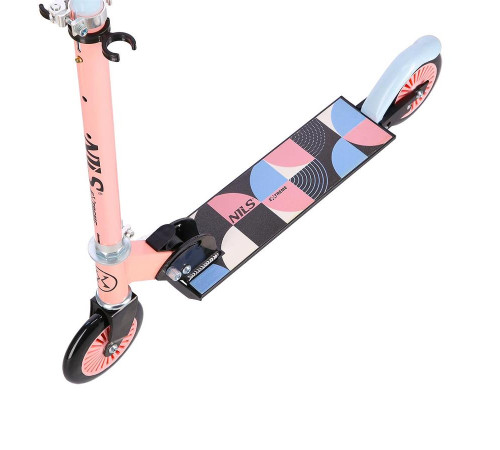 Самокат дитячий NILS EXTREME HD026 блакитно-рожевий