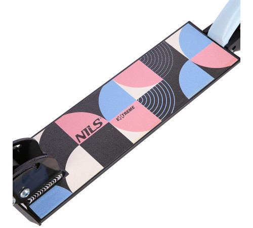 Самокат дитячий NILS EXTREME HD026 блакитно-рожевий