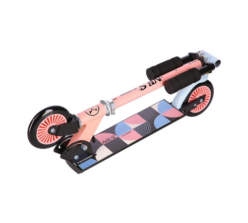 Самокат дитячий NILS EXTREME HD026 блакитно-рожевий