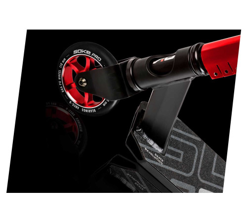 Самокат трюковий SOKE PRO червоний